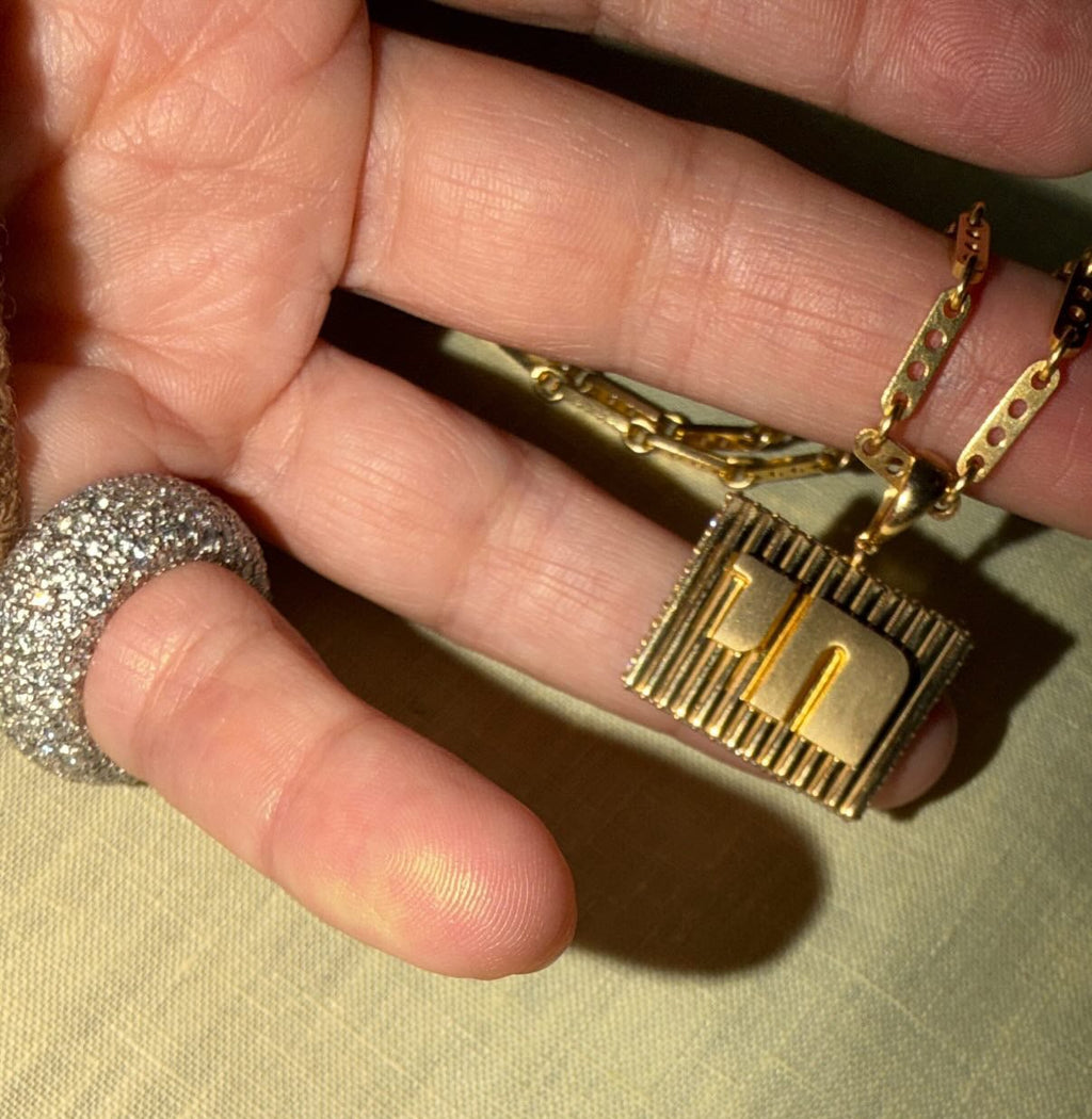 Grandpa Plate Pendant