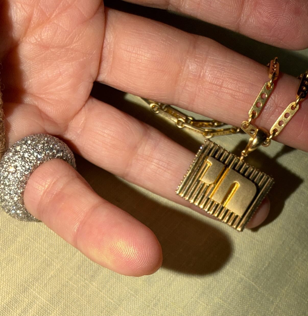 Grandpa Plate Pendant