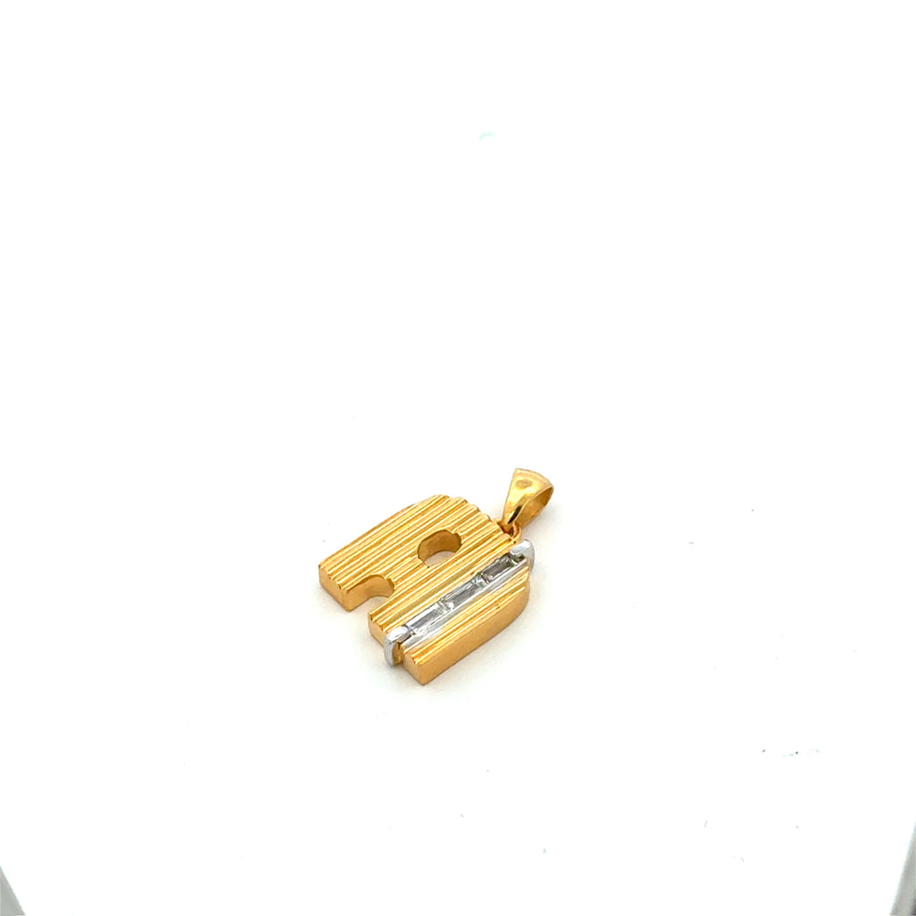 Diamond Letter Pendant
