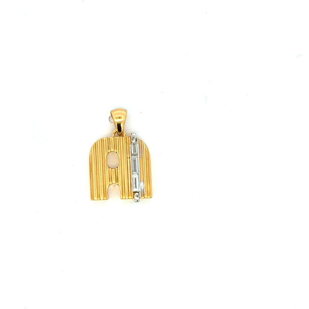 Diamond Letter Pendant