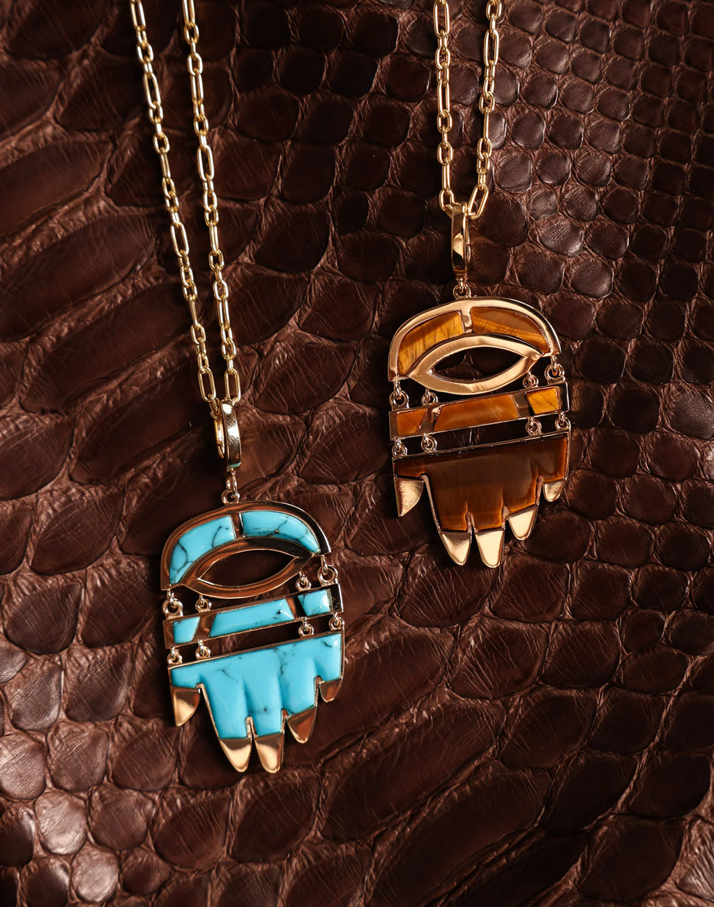 Tiger's Eye Hamsa