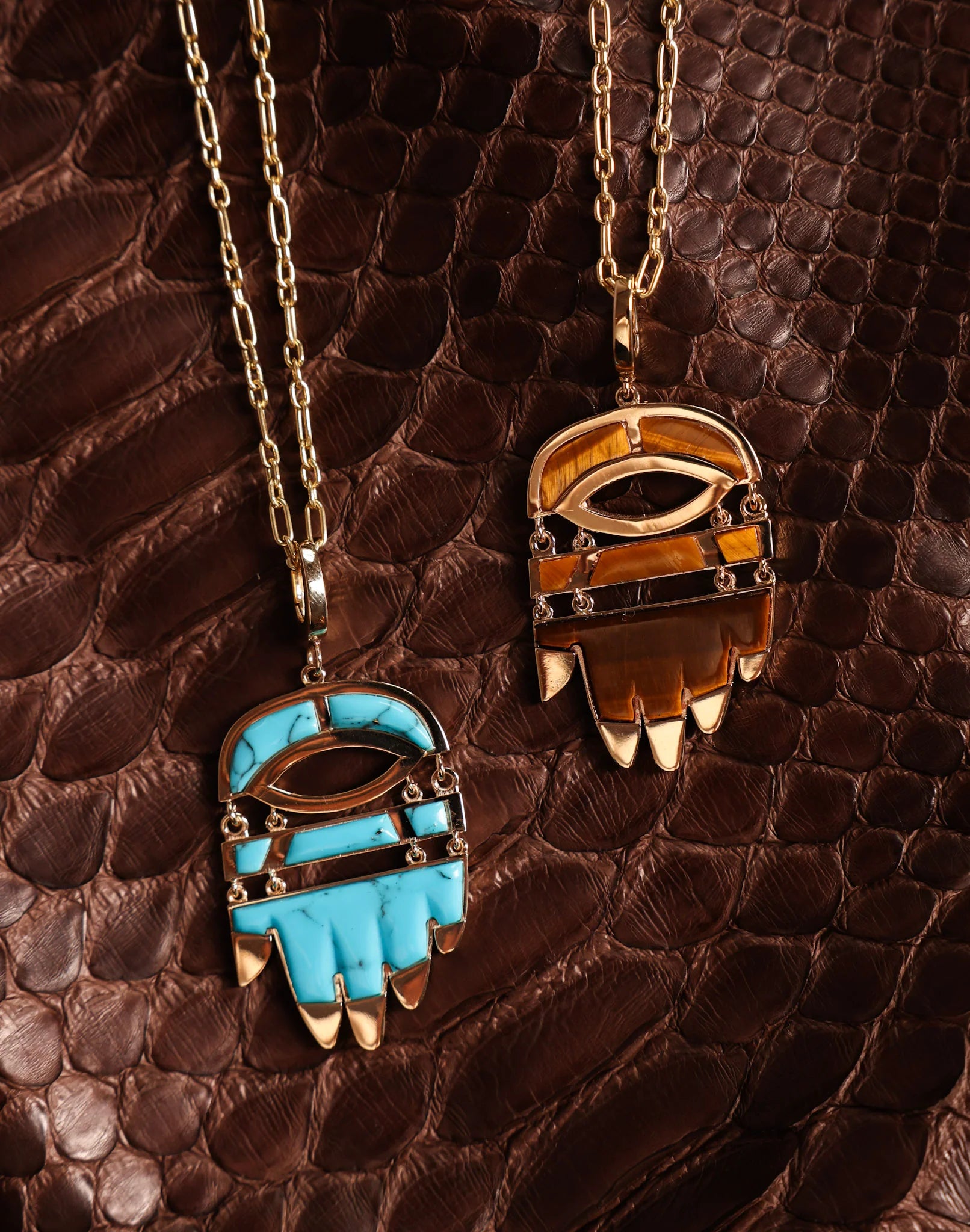 Tiger's Eye Hamsa