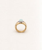 Opal Gypsy Ring with Enamel Detail
