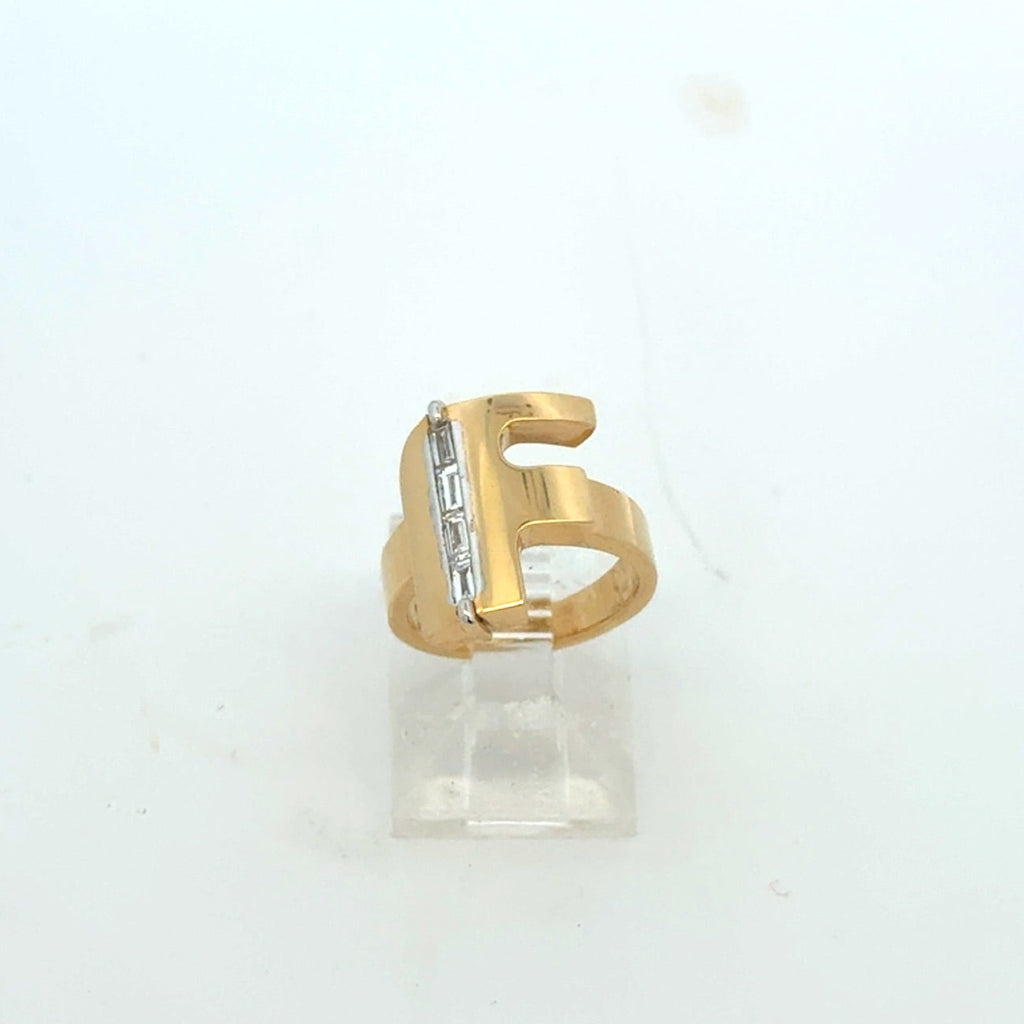 Flood Letter Ring
