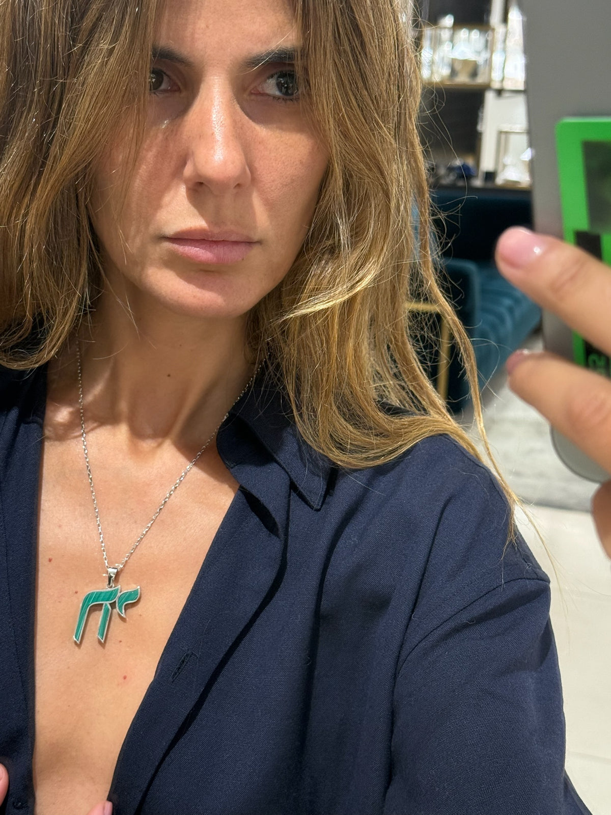Malachite Eye Inlay YOCO Pendant