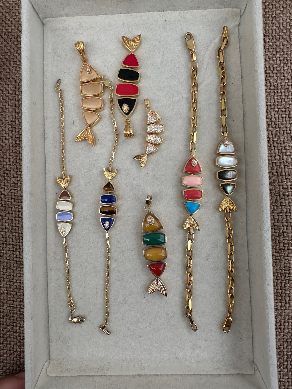 Enamel Fortune Fish Pendant