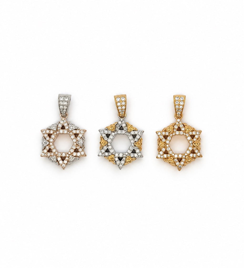 The Baba David Pendant - Rose Gold