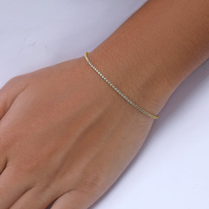 Tiny Tennis Bracelet