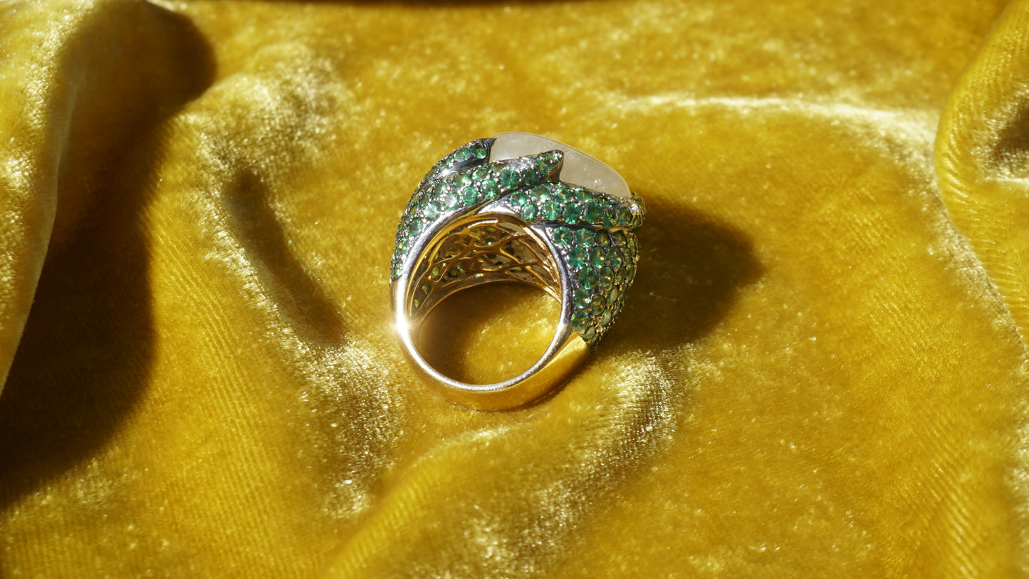 Tsavorite Stone Ring