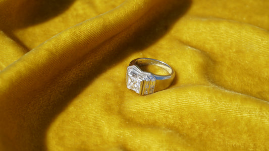 Bulgari Platinum Deco Ring