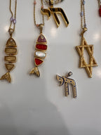 Stone Fortune Fish Pendant