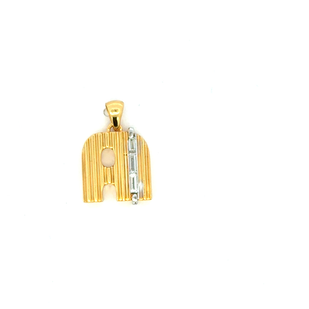 Diamond Letter Pendant