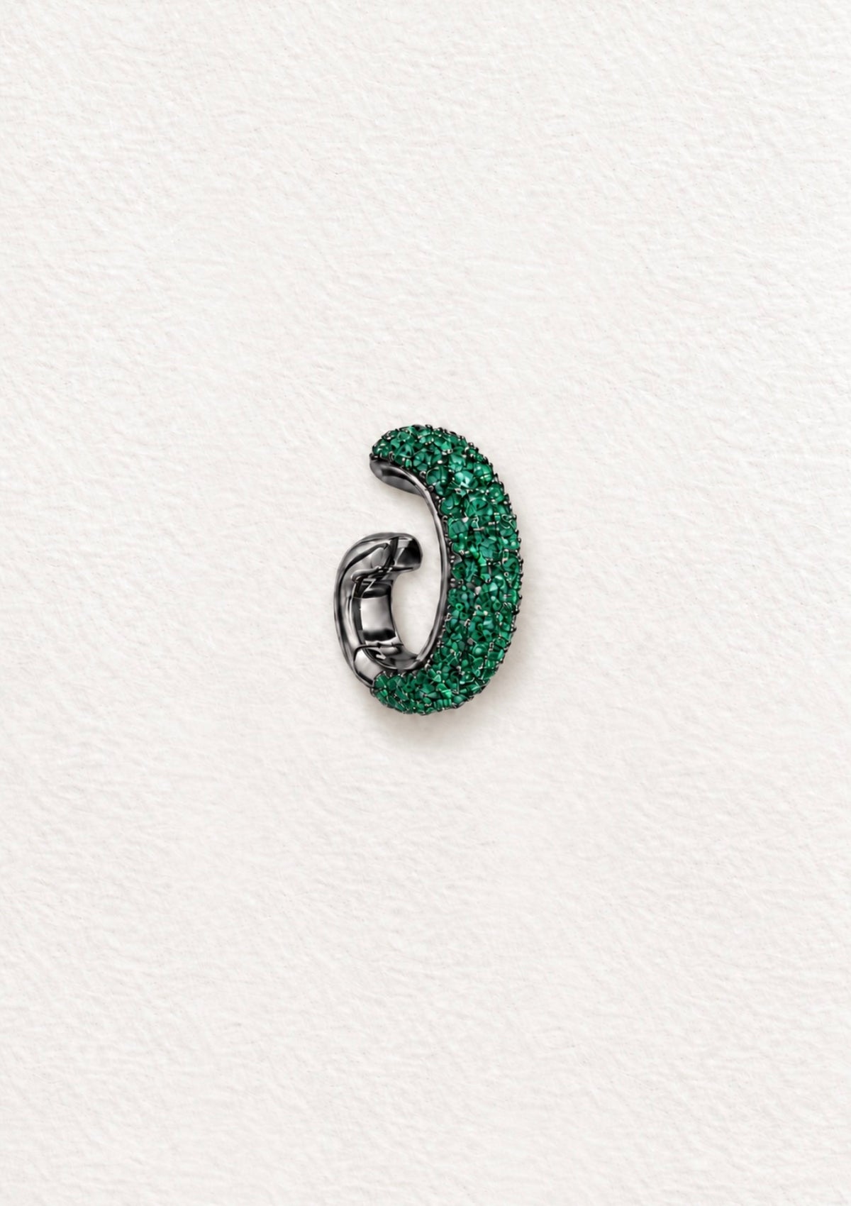 The Vice Emerald Pave Ear Cuff