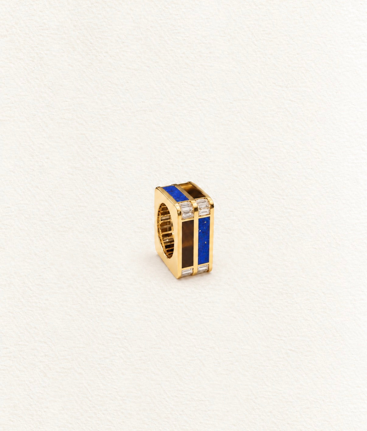 In Lay Stone Square Ring