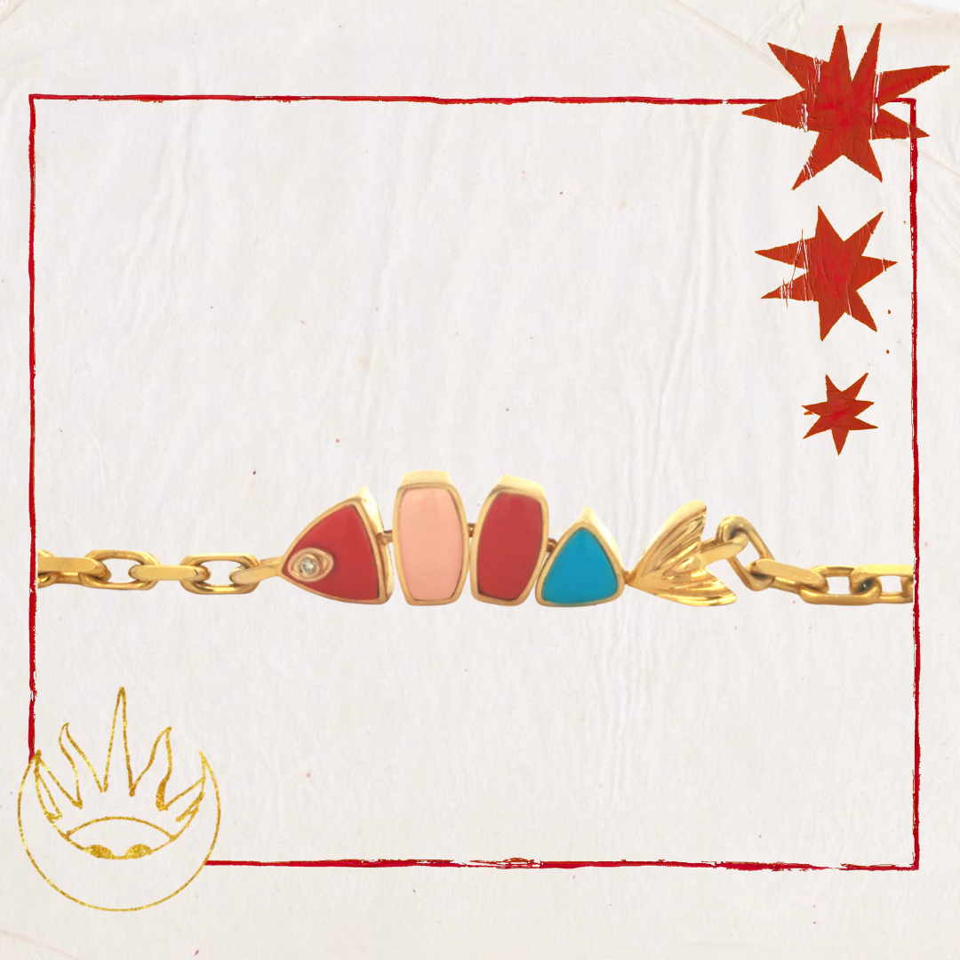 The Lynne Stone Fortune Fish Bracelet