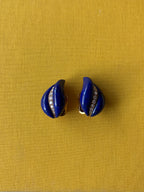 Lapis Flame Earrings