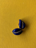 Lapis Flame Earrings