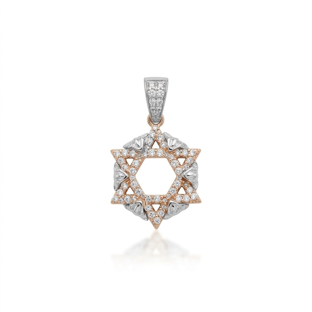 The Baba David Pendant - Rose Gold