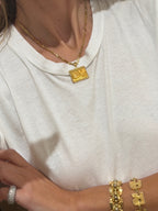 OY Grandpa Plate Pendant