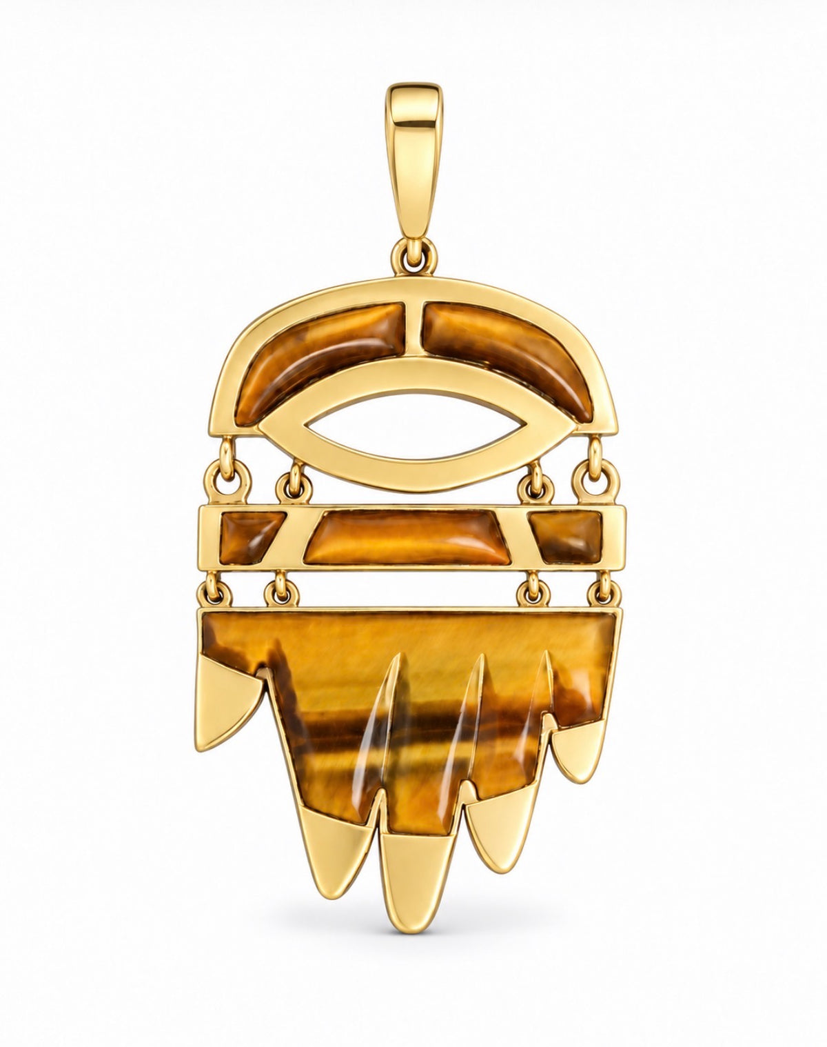 Tiger's Eye Hamsa
