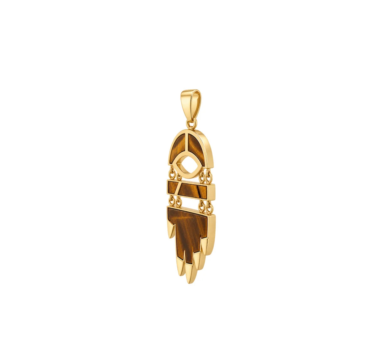 Tiger's Eye Hamsa