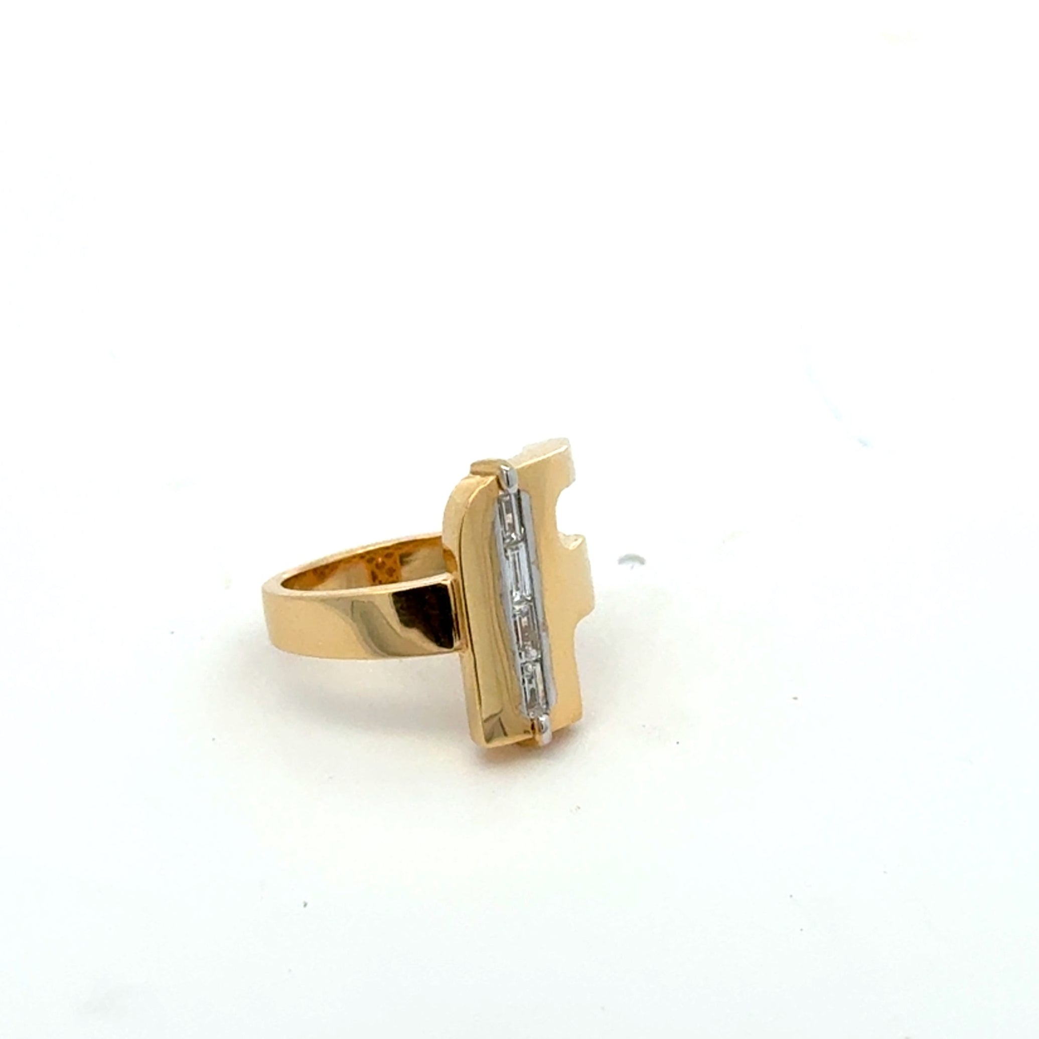 Flood Letter Ring