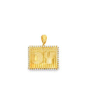OY Grandpa Plate Pendant