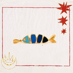 Enamel Fortune Fish Pendant