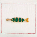 Stone Fortune Fish Pendant