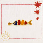 Enamel Fortune Fish Pendant