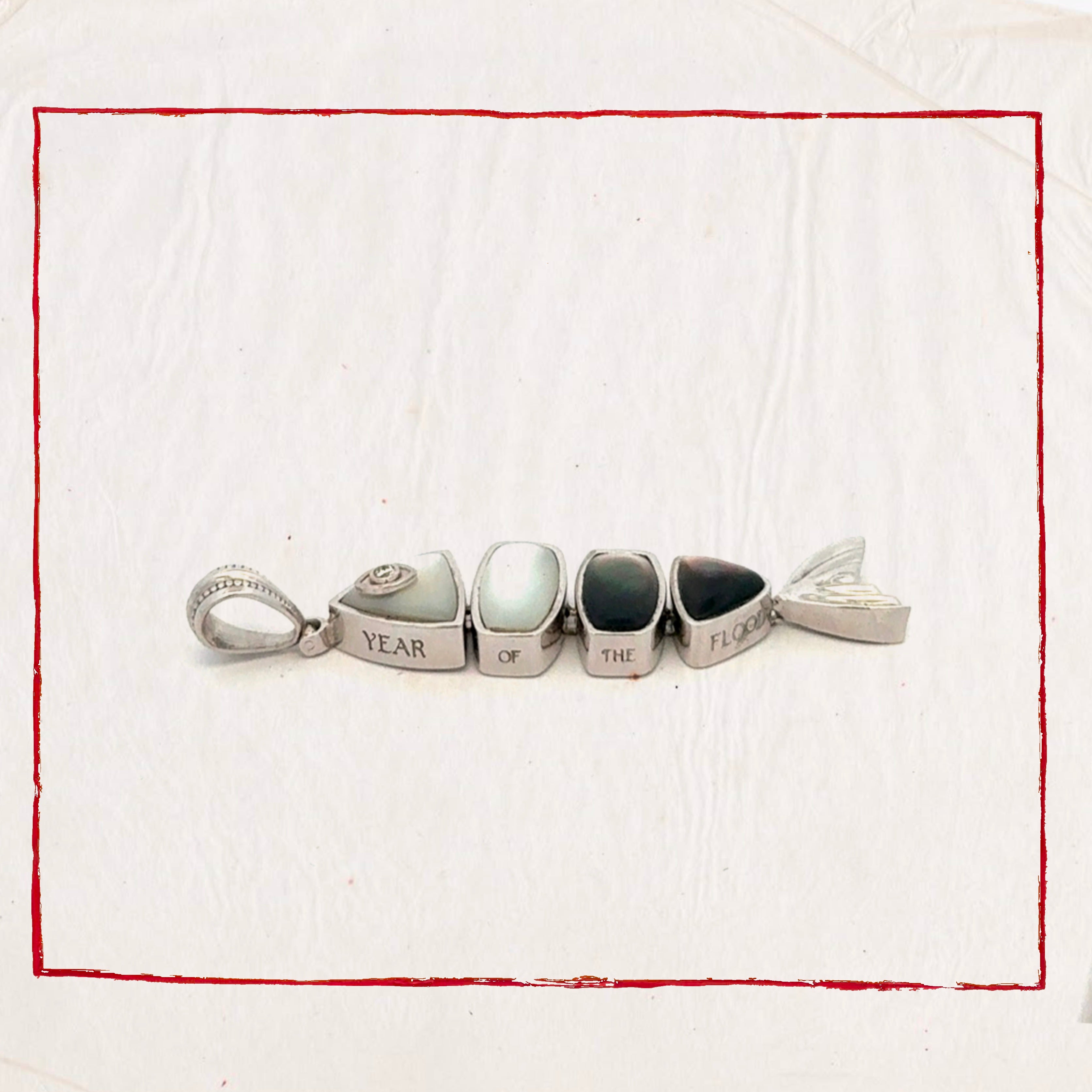 Stone Fortune Fish Pendant