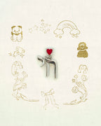 Mini-Mini Red Heart YOCO Pendant