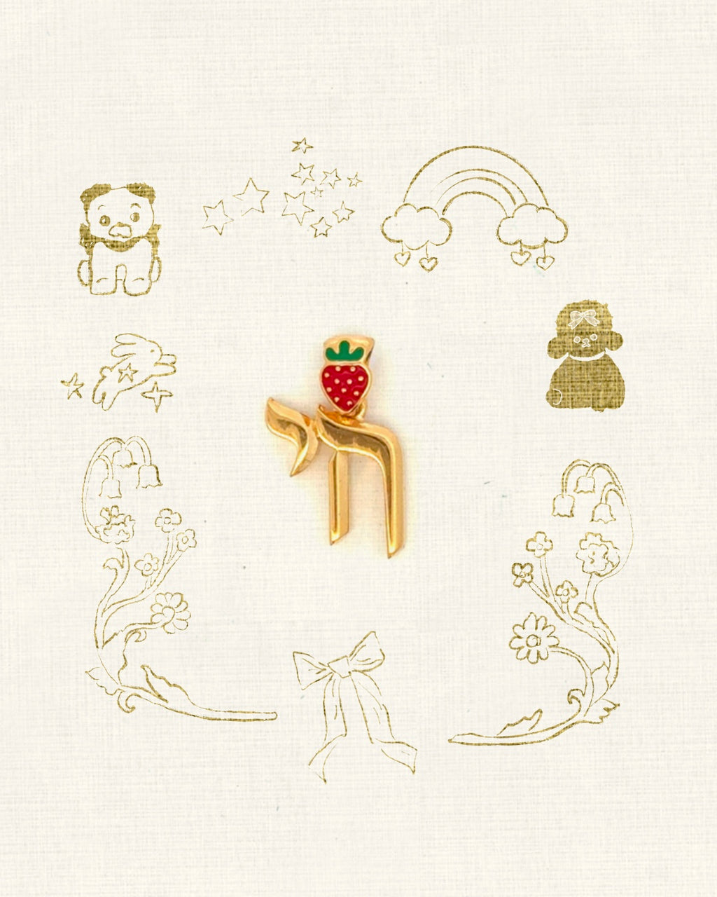 Mini-Mini Strawberry YOCO Pendant