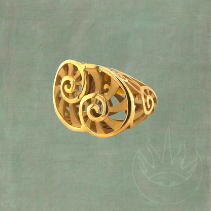 Seashell Chamber Ring