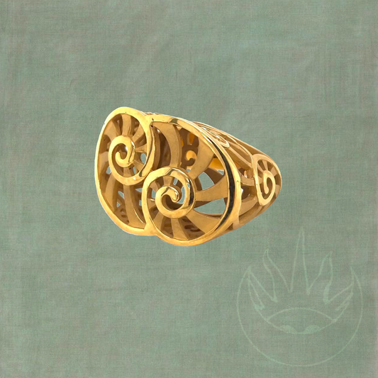 Seashell Chamber Ring