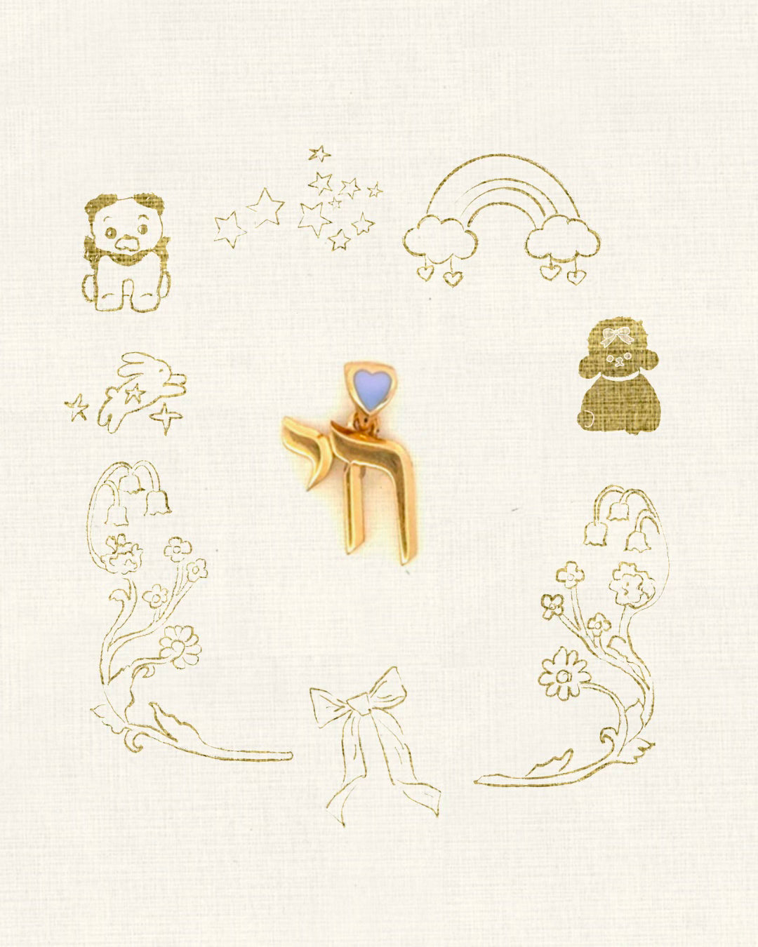 Mini-Mini Lilac Heart YOCO Pendant