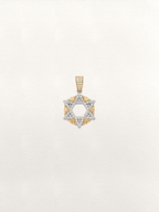 The Baba David Pendant - White Gold
