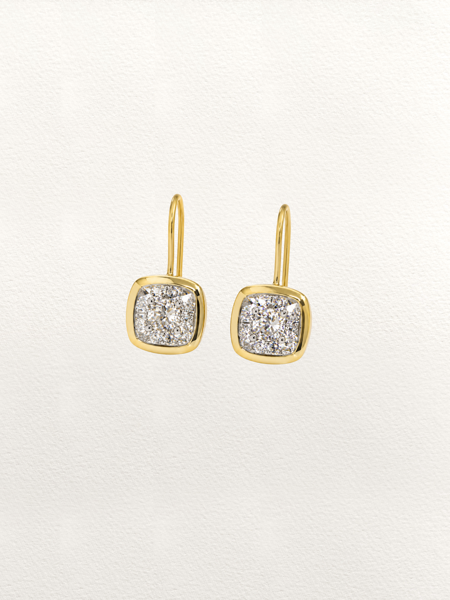 Cushion Drop Earrings