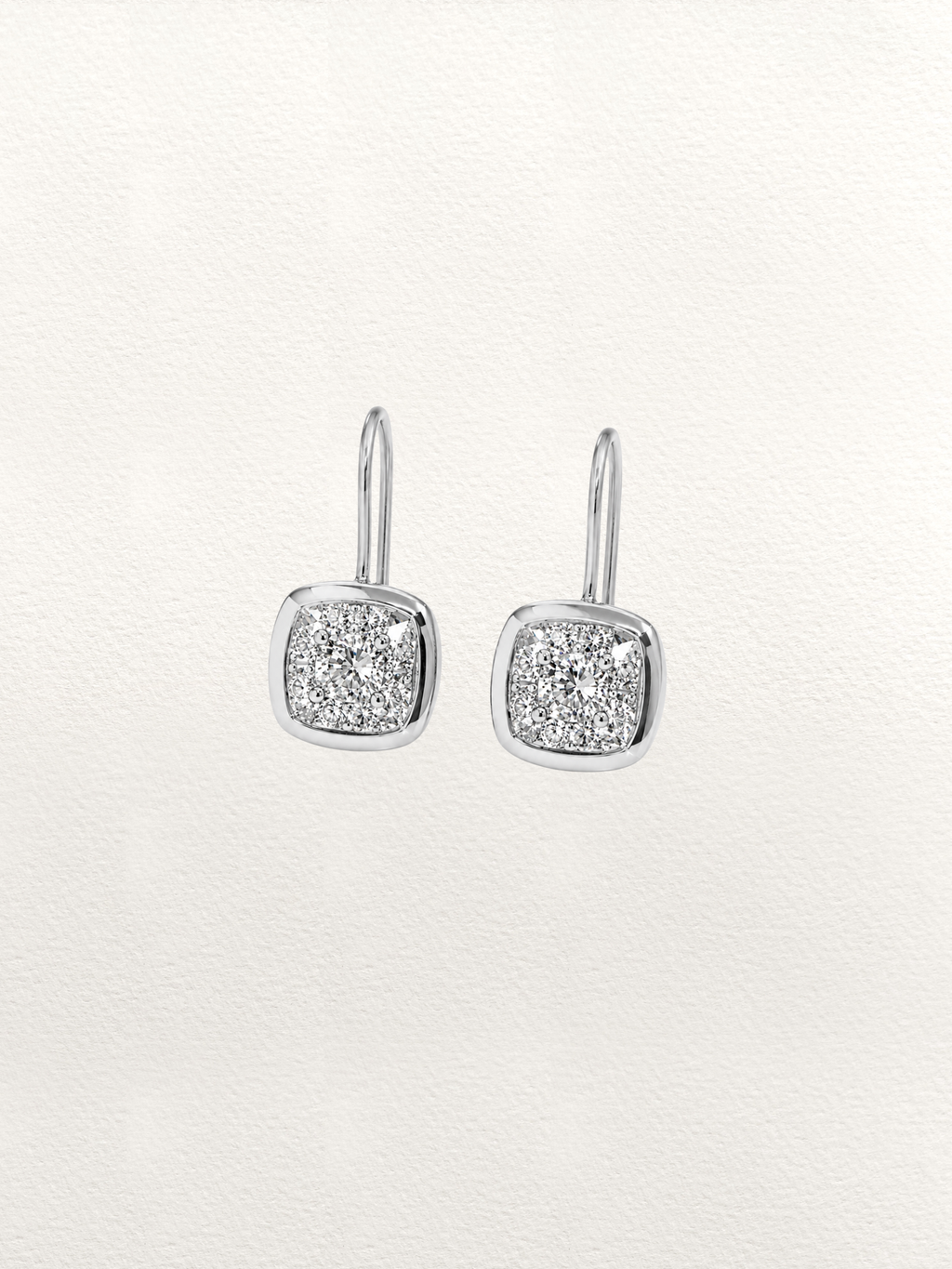 Cushion Drop Earrings