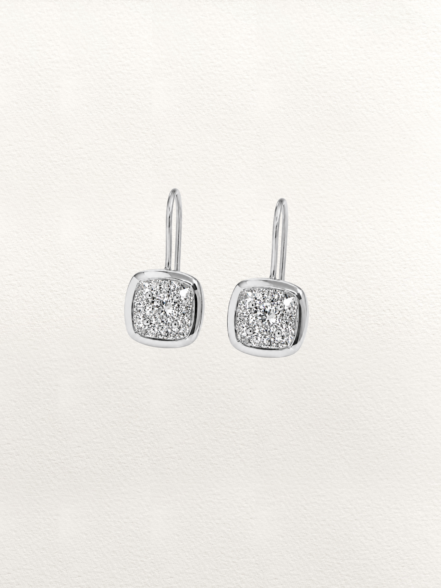 Cushion Drop Earrings