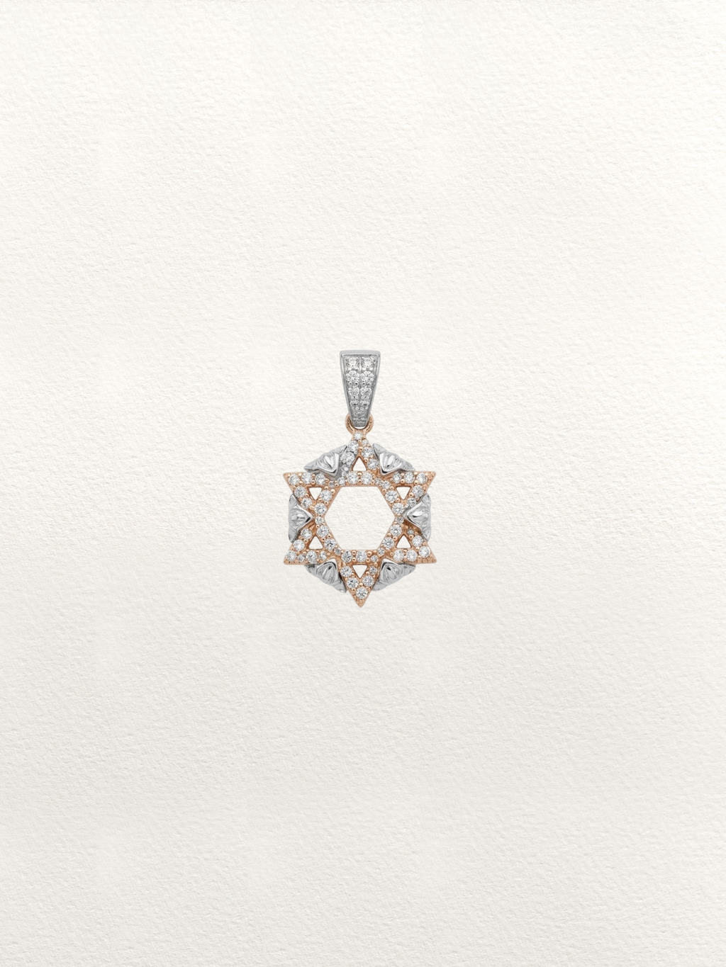 The Baba David Pendant - Rose Gold