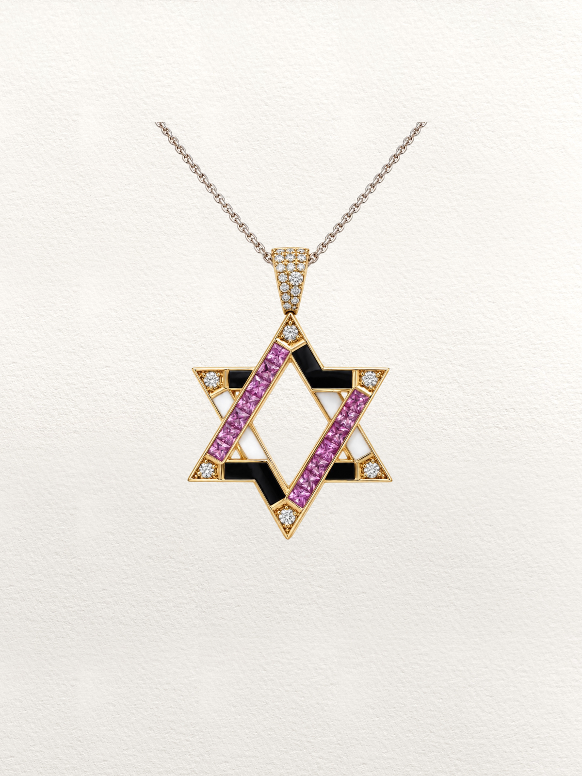 Double Vision Magen David - Rose