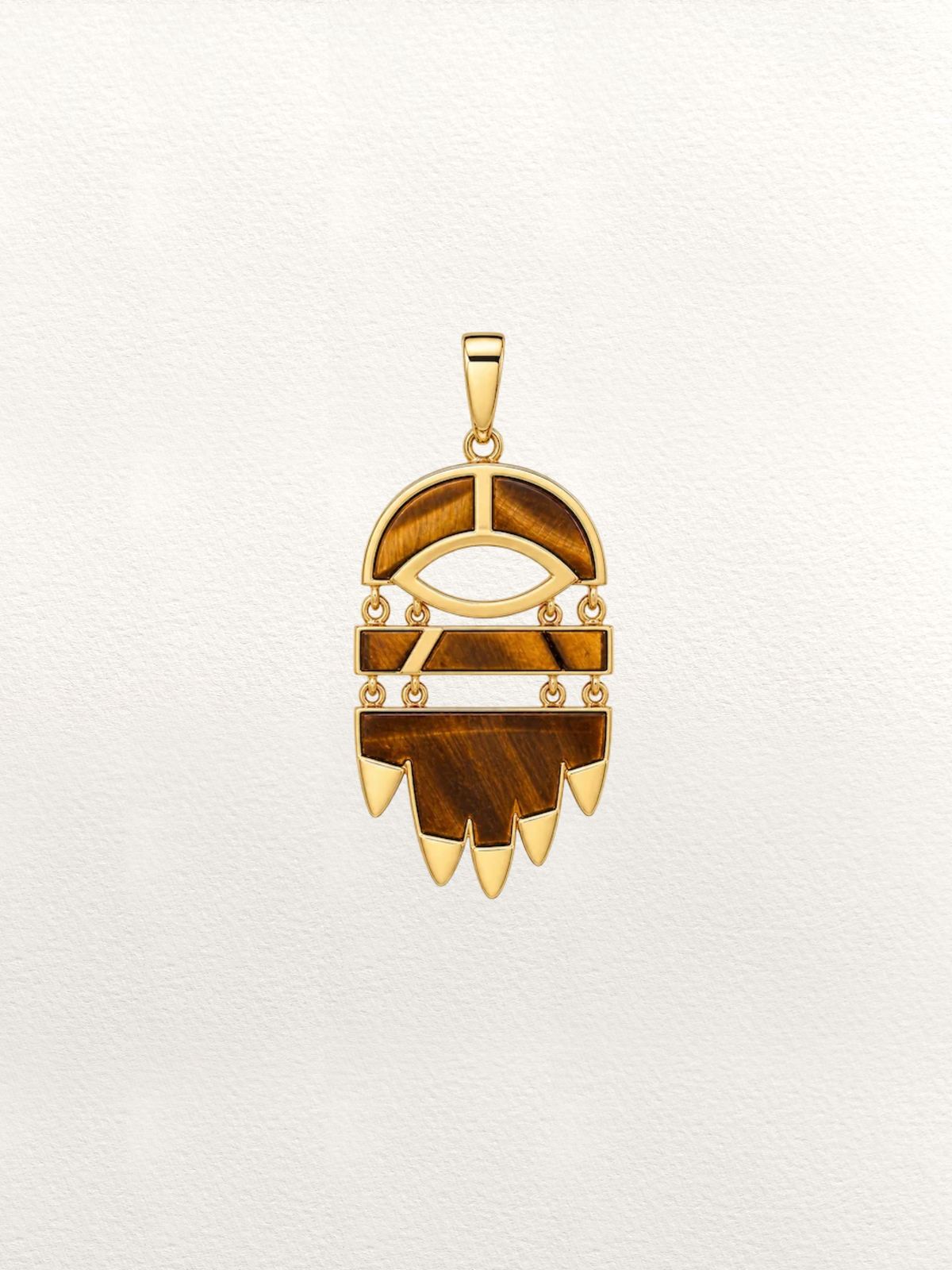 Tiger's Eye Hamsa