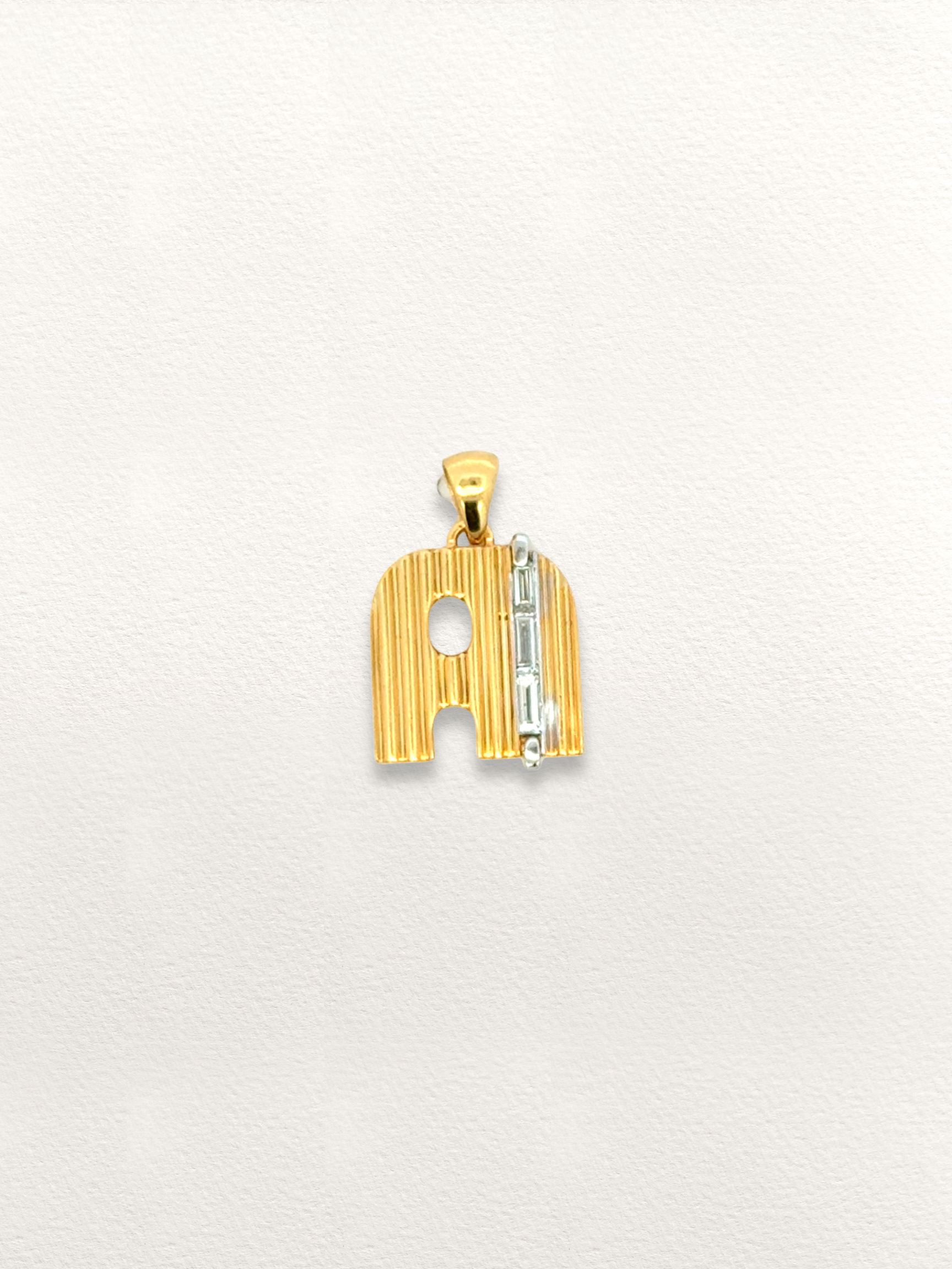 Diamond Letter Pendant