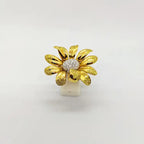 Gold Daisy Flower Ring