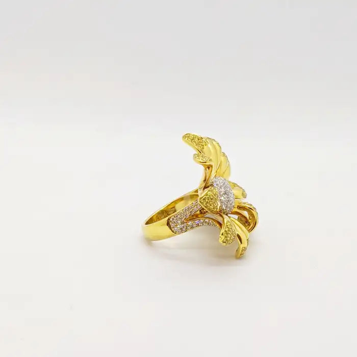 Gold Daisy Flower Ring