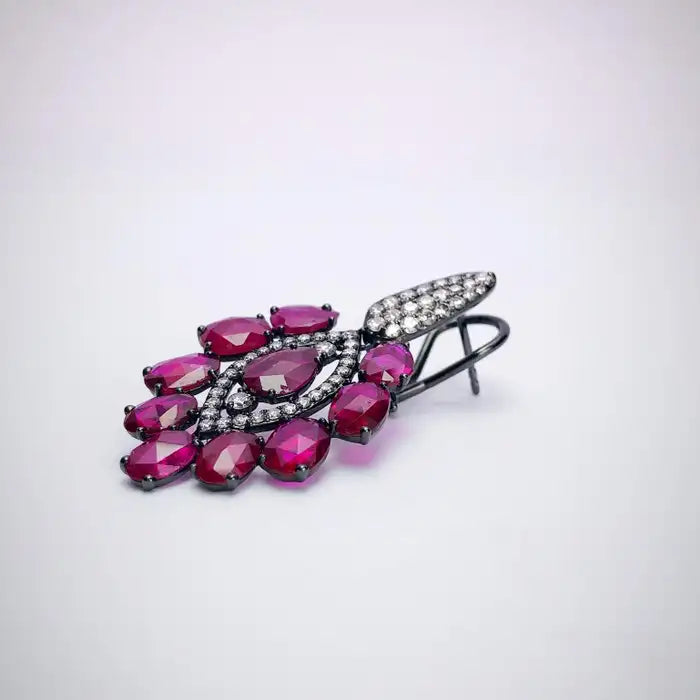 Ruby Drop Earrings