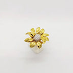 Gold Daisy Flower Ring
