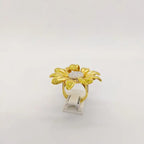 Gold Daisy Flower Ring